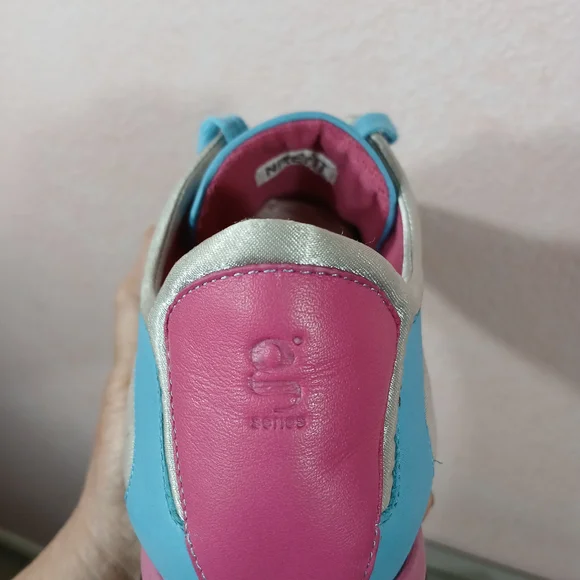 Rare Find **New Nike Lab G Series Quilted Silver, Blue and Pink Sneakers - Picture 6 of 11